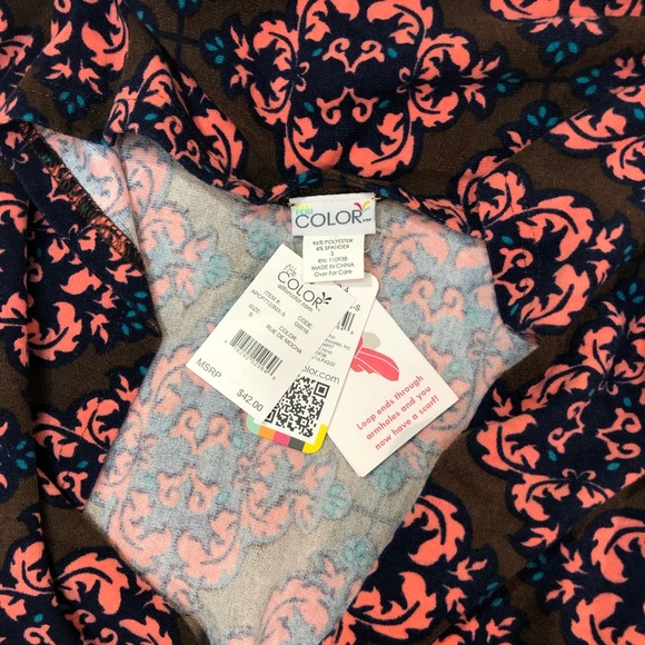 NWT All for Color Rue de Mocha cardigan scarf Sm - Picture 3 of 5